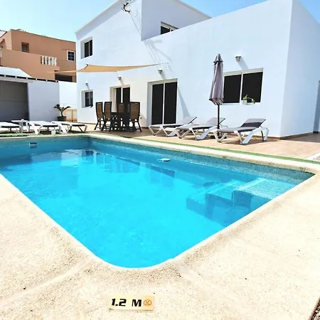 Villa Calma Climatized Pool Private Jacuzzi Spa In Tarajalejo Tuineje Extérieur photo
